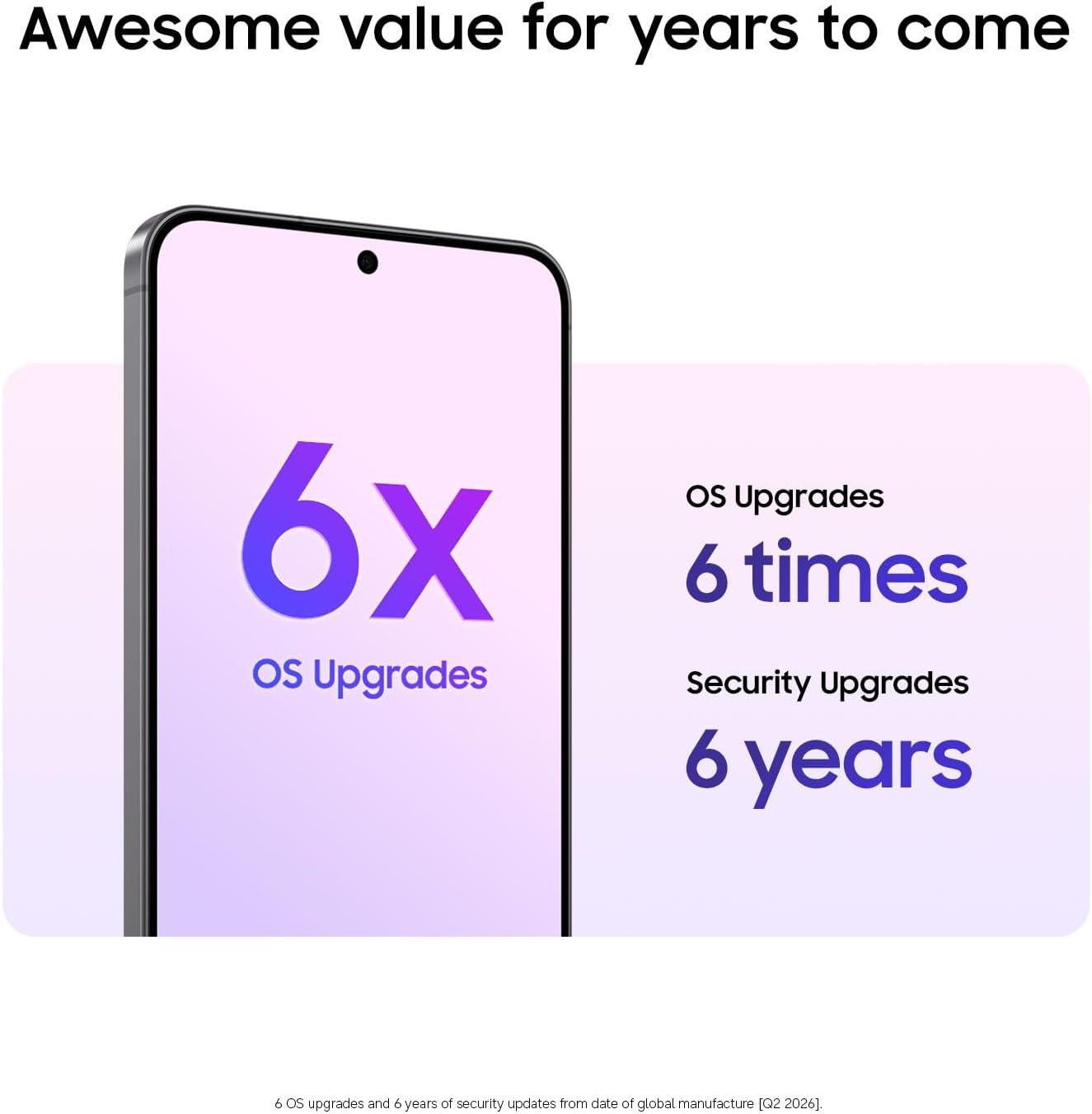Samsung Galaxy A57 5G 128GB + Galaxy Buds3 FE – Factory Unlocked Android Smartphone, AMOLED Display, IP68, Awesome Gray - Image 7