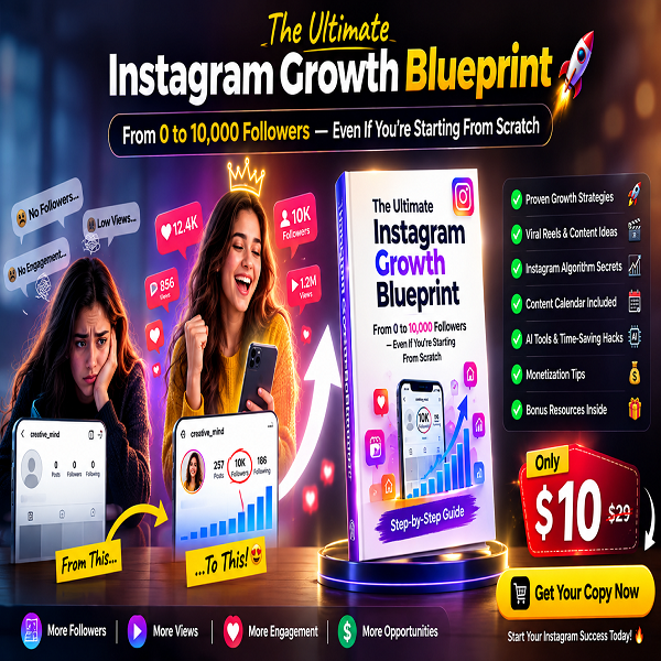 From 0 to 10,000 Followers - The Ultimate Instagram Growth Blueprint
