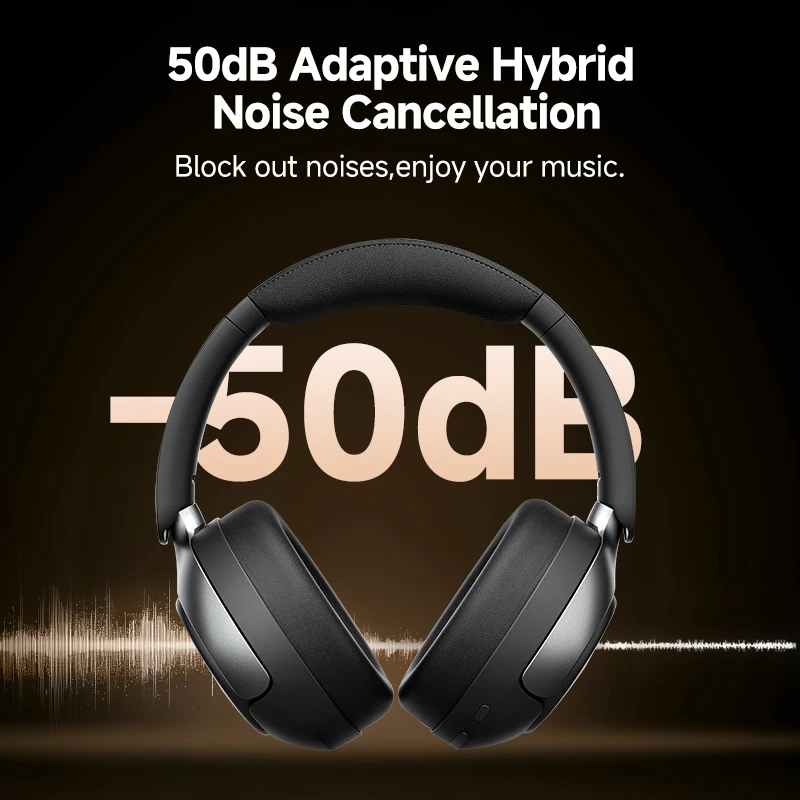 QCY H3 Pro ANC Wireless Over-Ear Headphones - Image 3