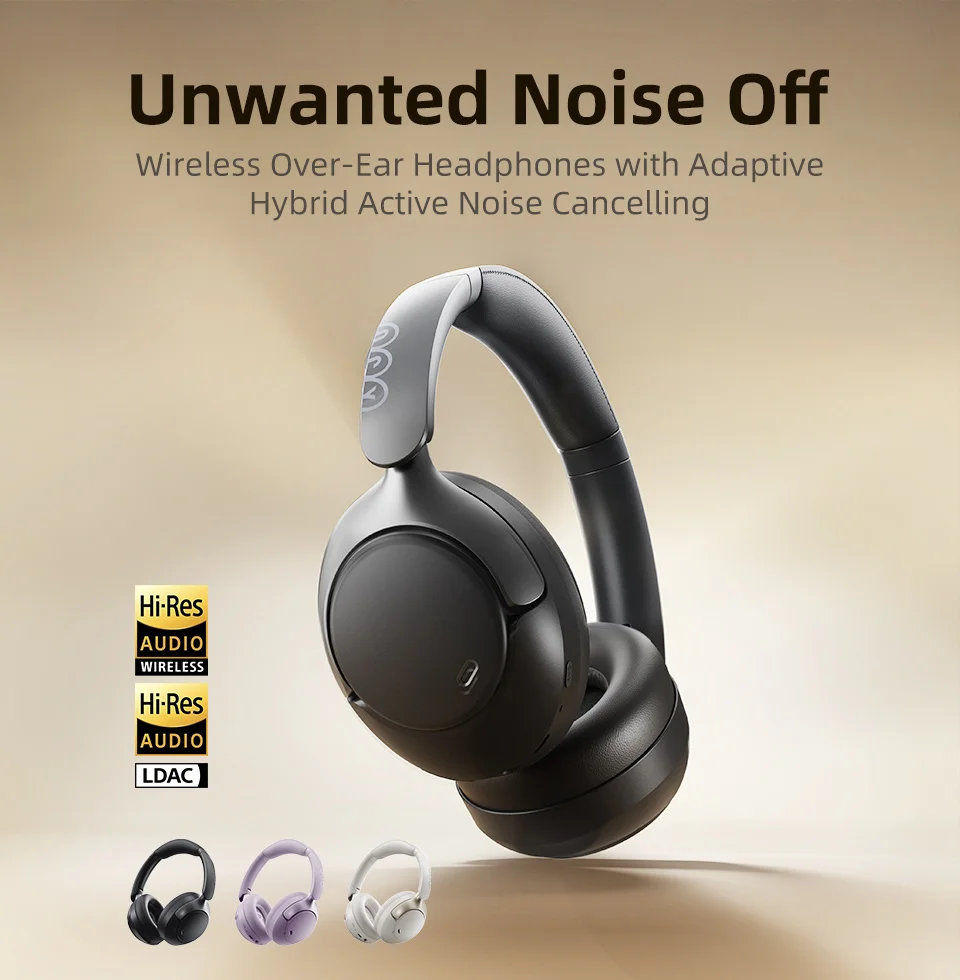 QCY H3 Pro ANC Wireless Over-Ear Headphones - Image 11