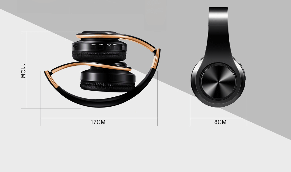 CATASSU Bluetooth 5.3 Wireless Over-Ear Headphones with Microphone - Image 9